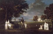 Alexander Nasmyth The Family of Neil 3rd Earl of Rosebery in the grounds of Dalmeny House painting